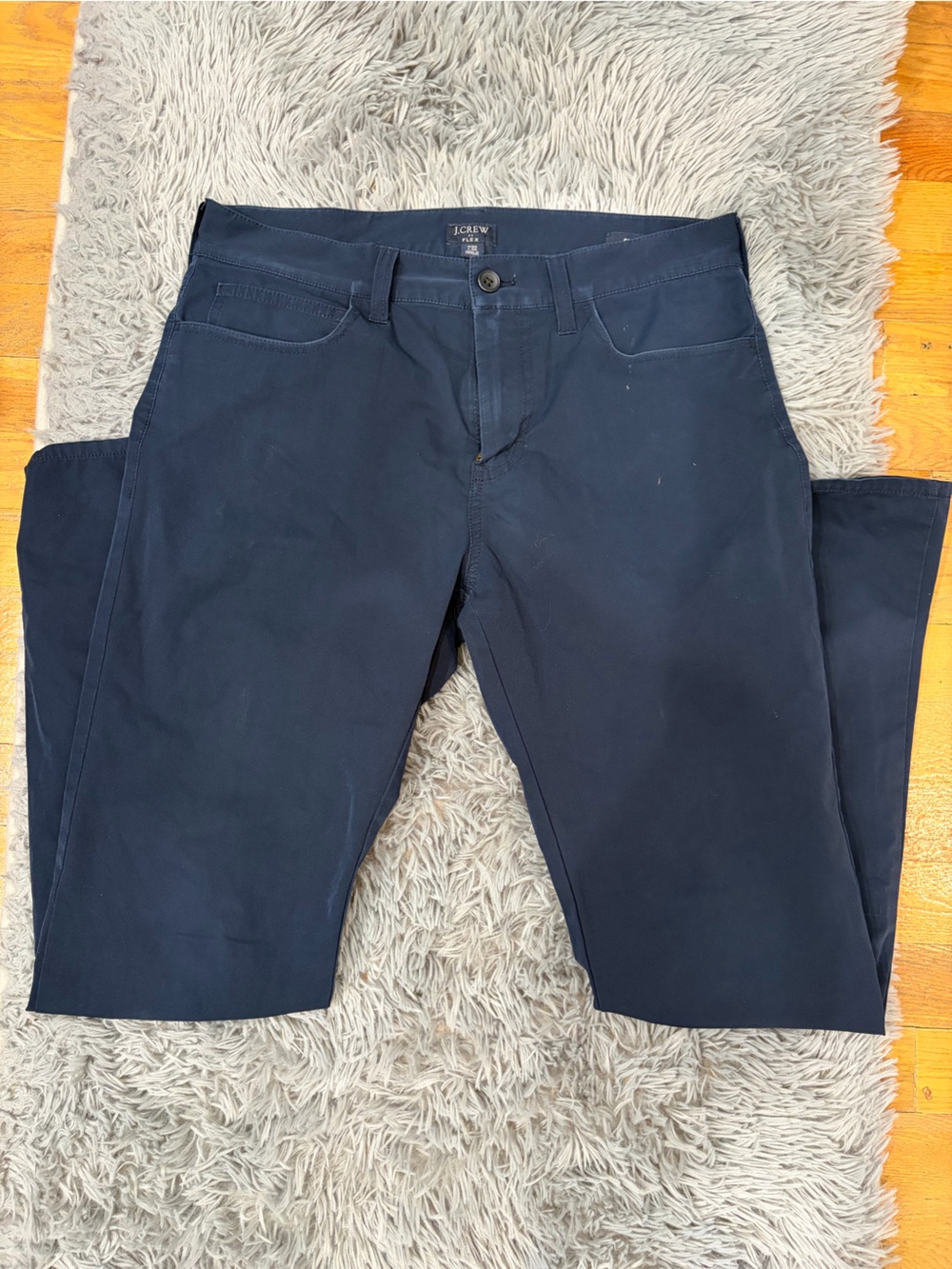 J. Crew Navy Stretch Chinos